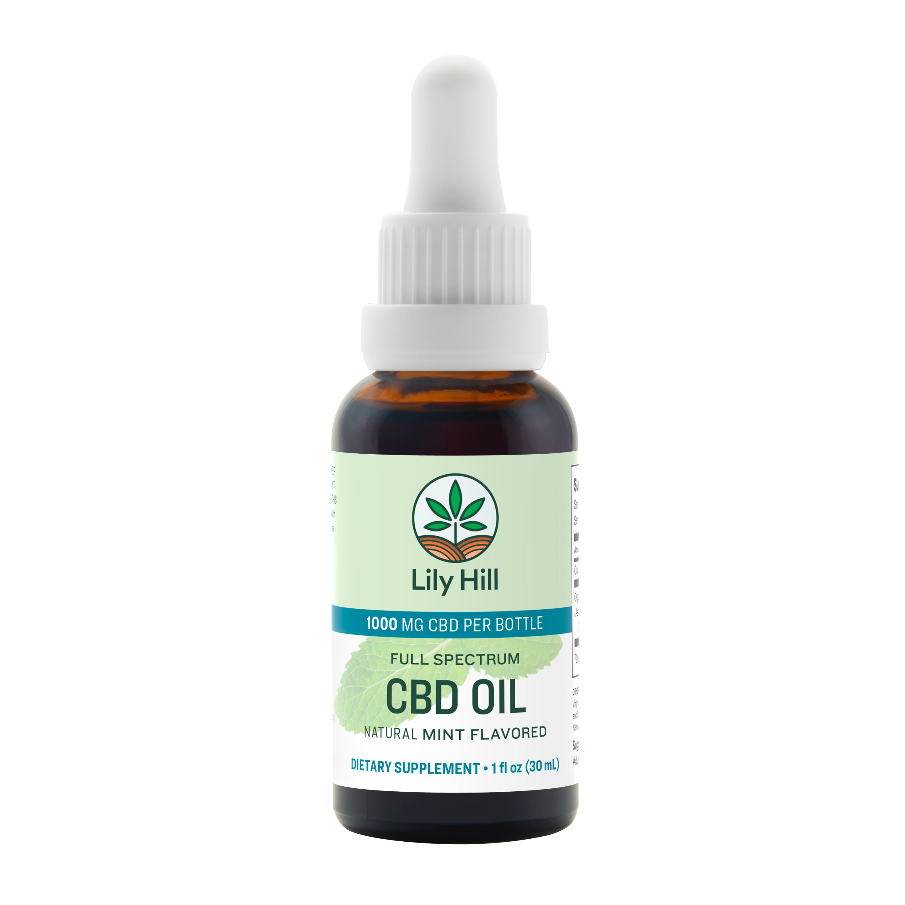 Full Spectrum CBD Oil - 1000MG (Mint) – Lily Hill