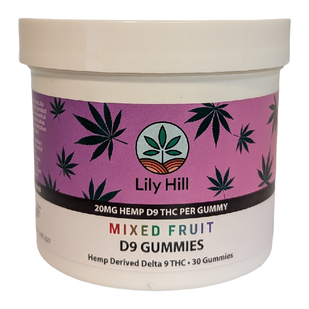 Hemp-Derived Delta-9 THC Mixed Fruit Gummies – 20mg (30 Count)
