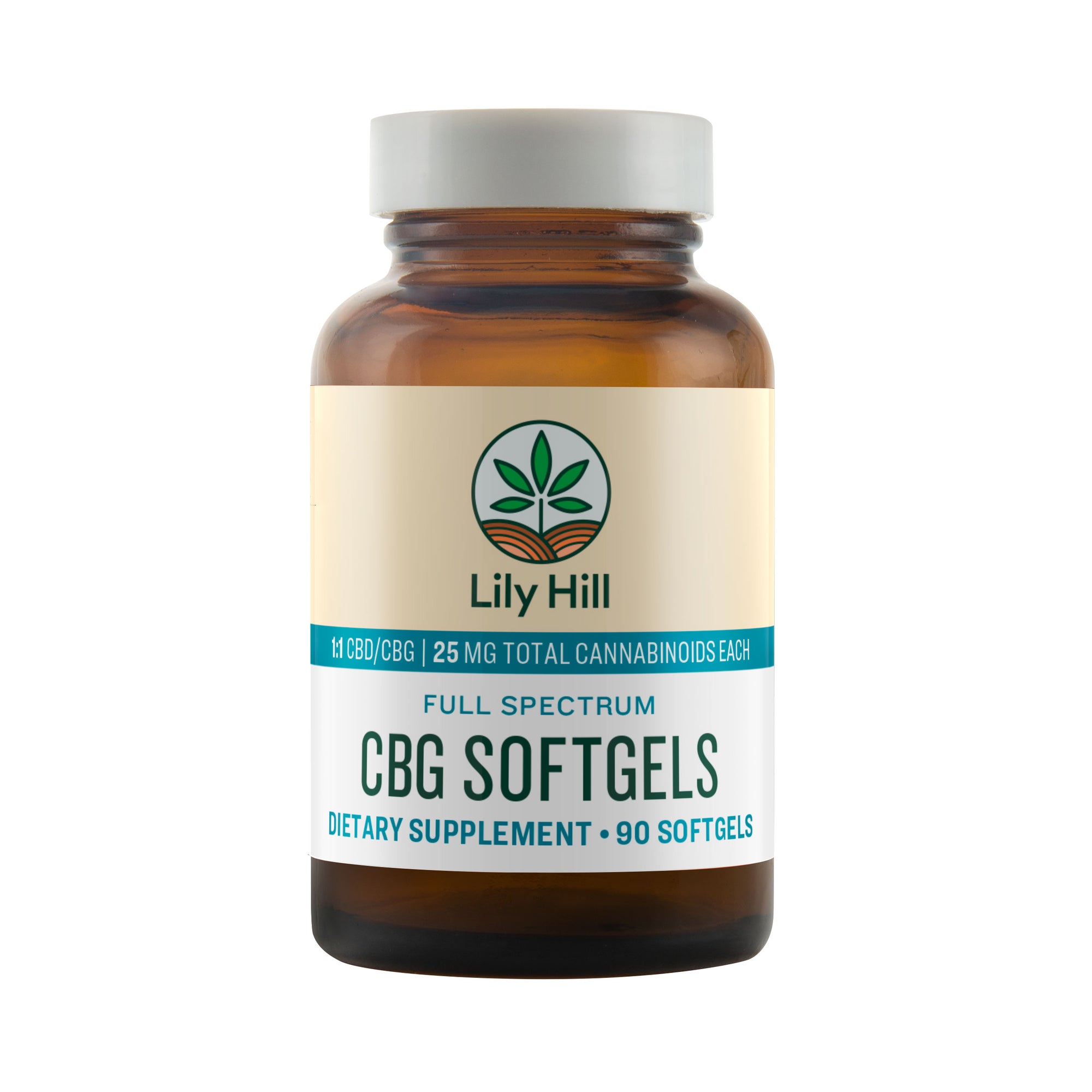 Full Spectrum 1:1 CBG/CBD Capsules: 90 Count